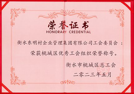 桃城区优秀工会组织