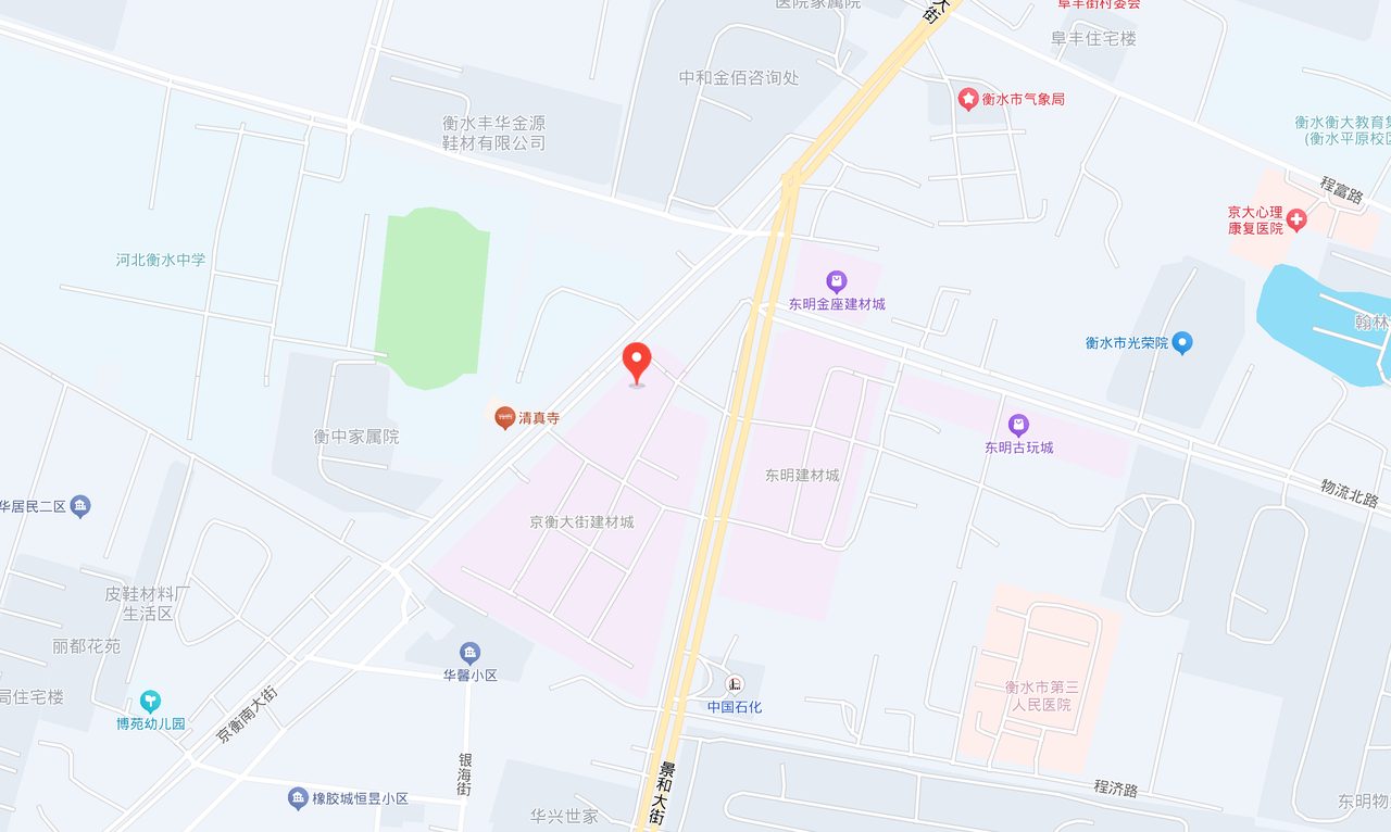 工作地点地图